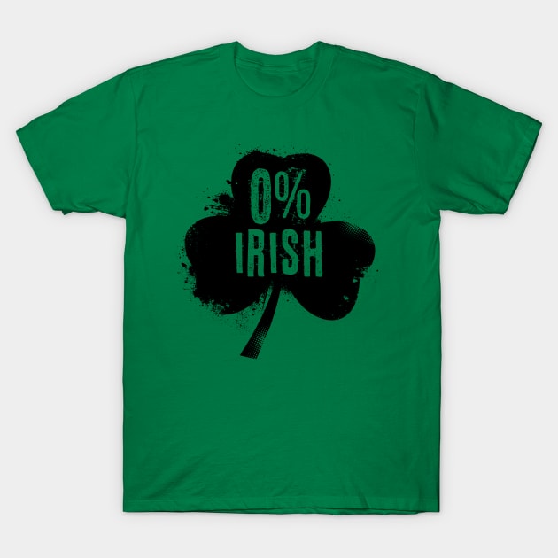 0% Irish T-Shirt by hoopoe